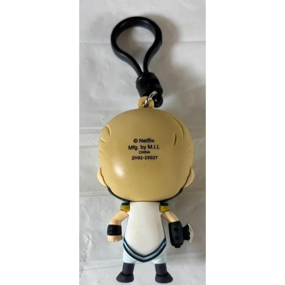 One Piece Series Netflix 3D Figural Foam Bag Clip Keychain Captain‎ Morgan